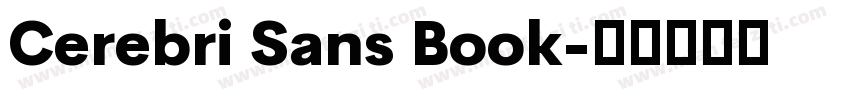 Cerebri Sans Book字体转换